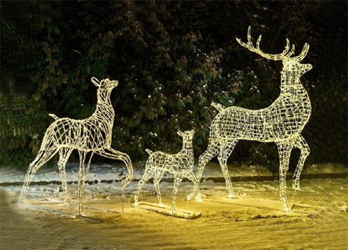 Светодиодные фигуры животных в Сургуте